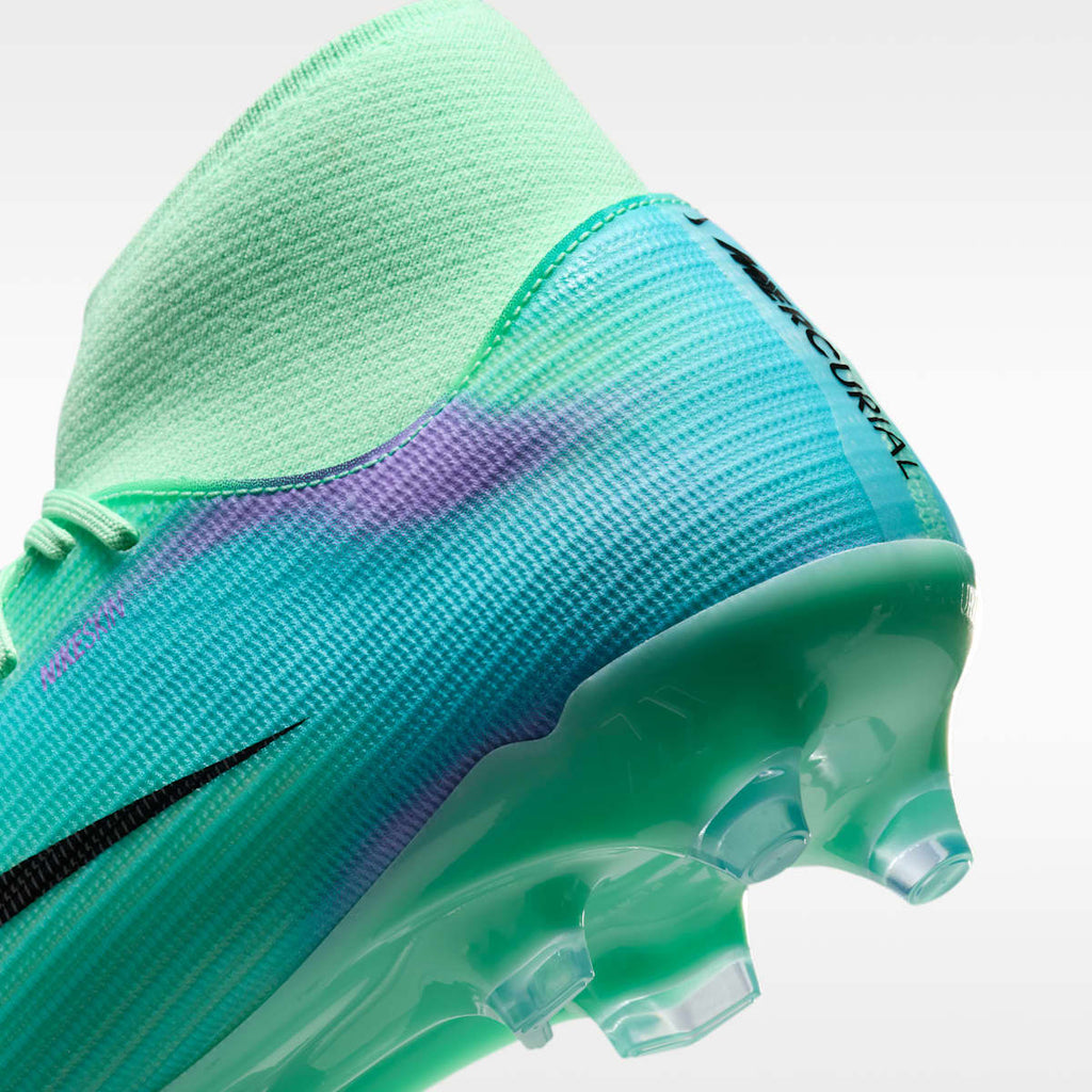 Nike Mercurial Superfly 11 Academy "Sam Kerr" Multi-Ground High-Top Soccer Cleats - Green Glow/Fuchsia Dream/Lagoon Pulse/Black - Image 9