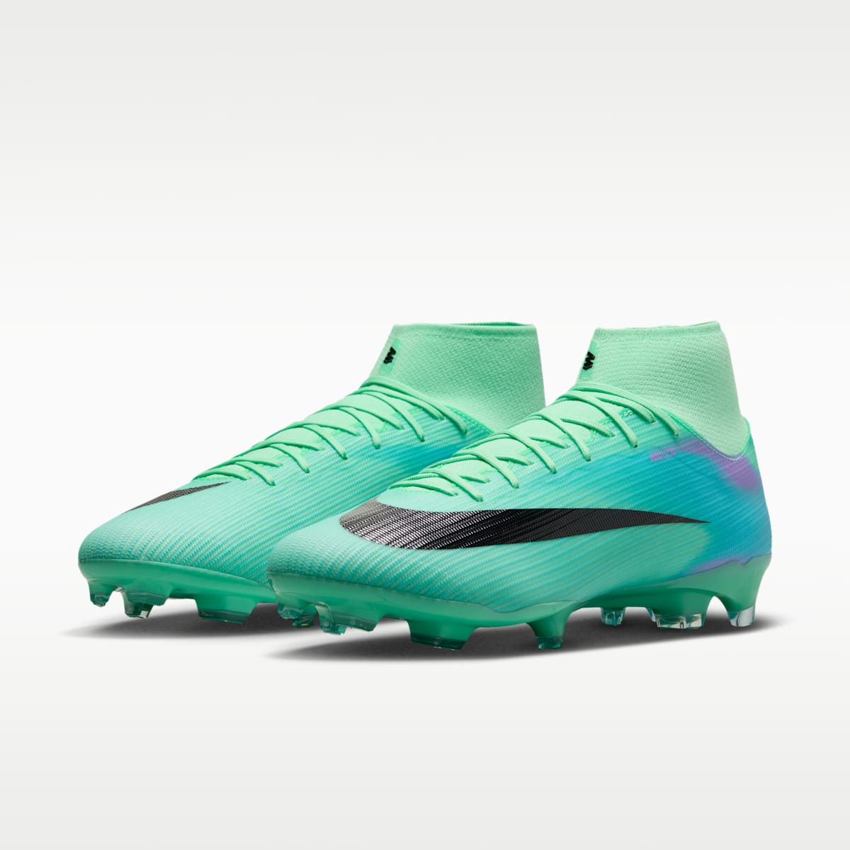 Nike Mercurial Superfly 11 Academy "Sam Kerr" Multi-Ground High-Top Soccer Cleats - Green Glow/Fuchsia Dream/Lagoon Pulse/Black - Image 5