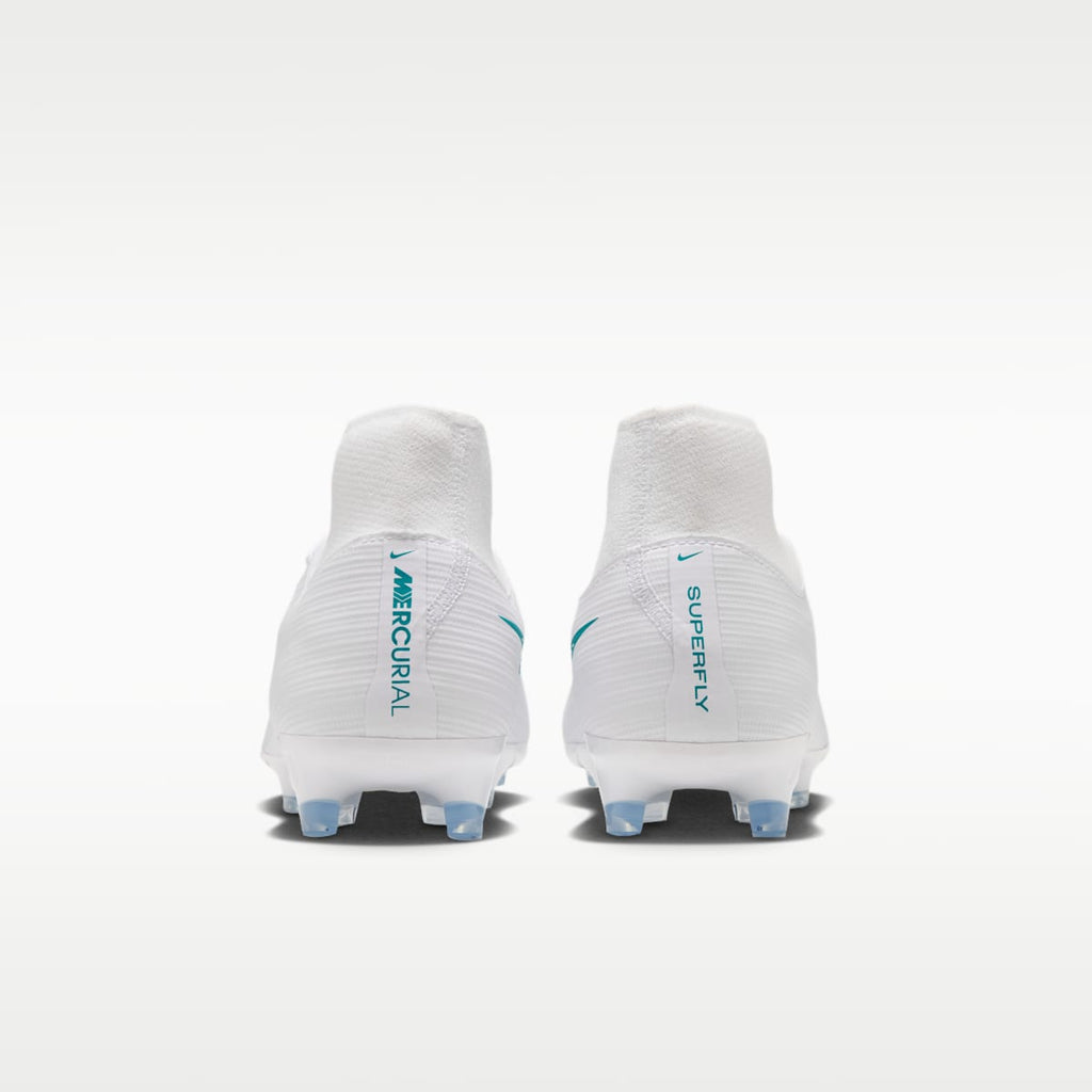 Nike Mercurial Superfly 11 Academy Multi-Ground High-Top Soccer Cleats - White/Dusty Cactus - Image 6