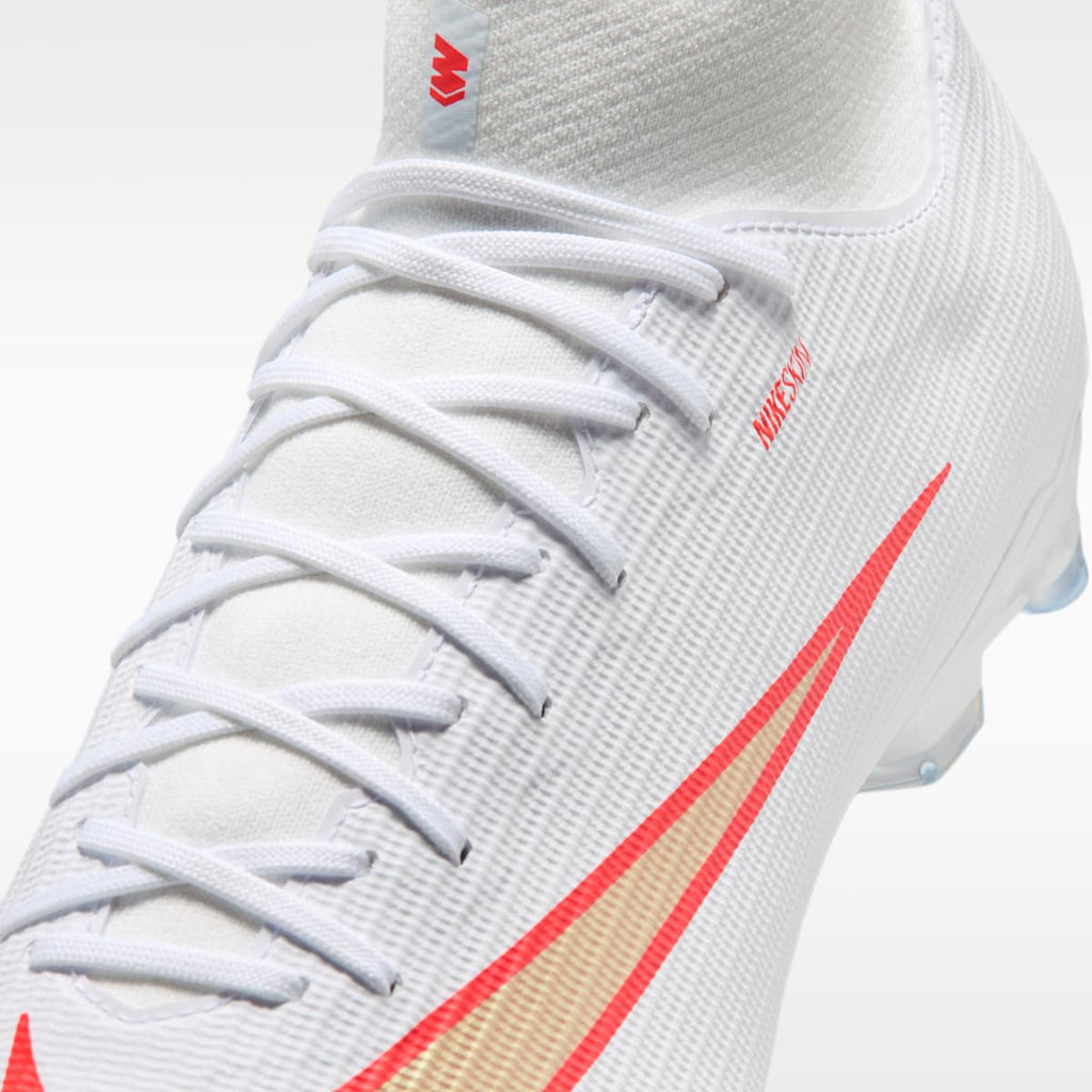 Women's Nike Mercurial Superfly 11 Academy Multi-Ground High-Top Soccer Cleats - White/Bright Crimson/Blur