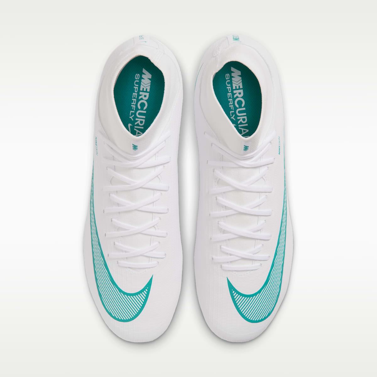 Nike Mercurial Superfly 11 Academy Multi-Ground High-Top Soccer Cleats - White/Dusty Cactus - Image 4