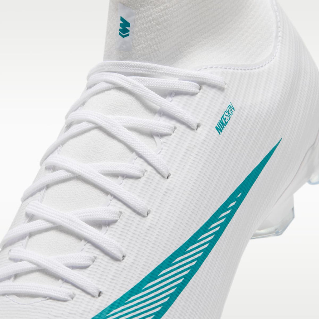 Nike Mercurial Superfly 11 Academy Multi-Ground High-Top Soccer Cleats - White/Dusty Cactus - Image 8