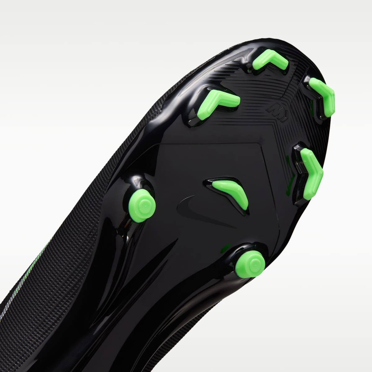 Women's Nike Mercurial Superfly 11 Academy Multi-Ground High-Top Soccer Cleats - Black/Black/Illusion Green