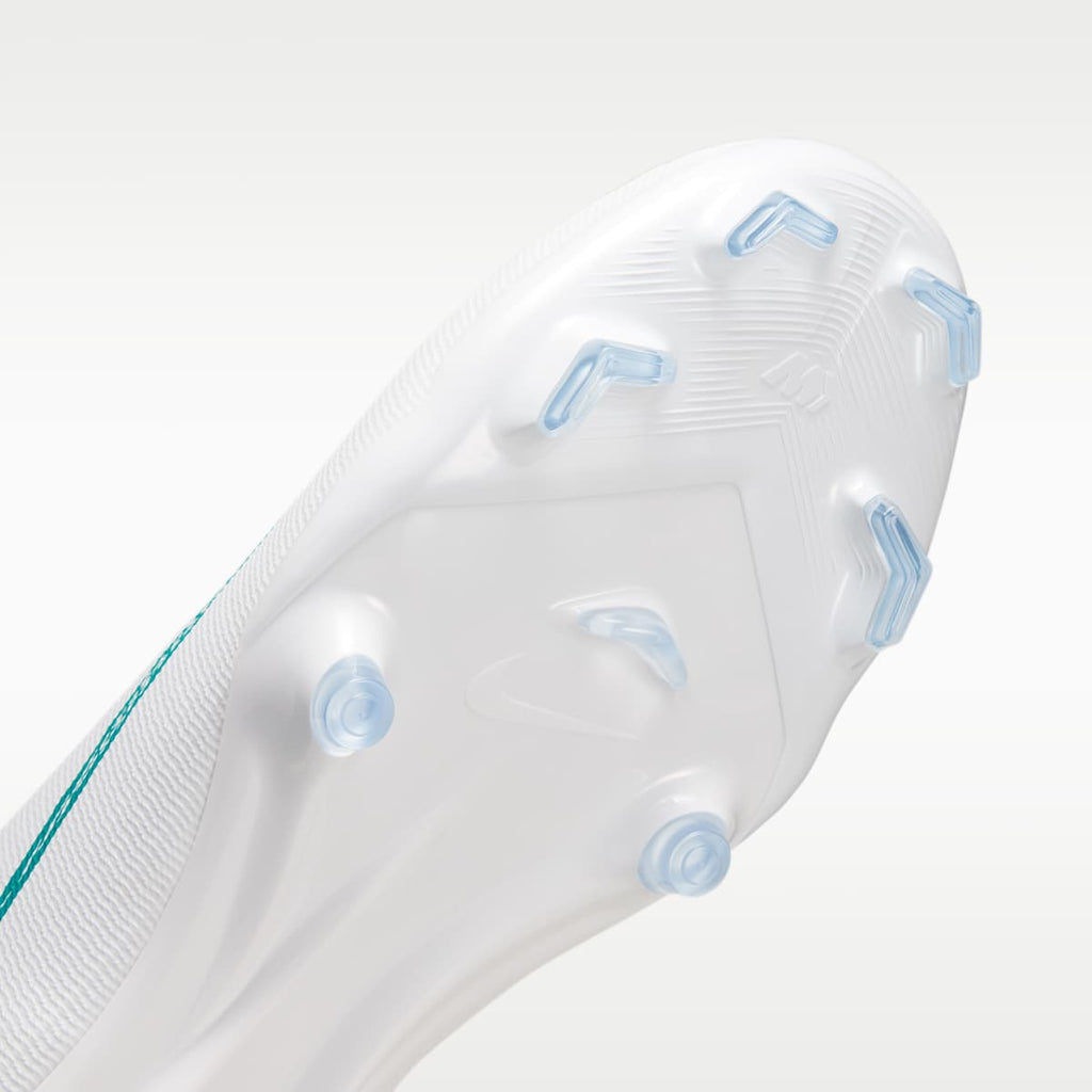 Nike Mercurial Superfly 11 Academy Multi-Ground High-Top Soccer Cleats - White/Dusty Cactus - Image 7