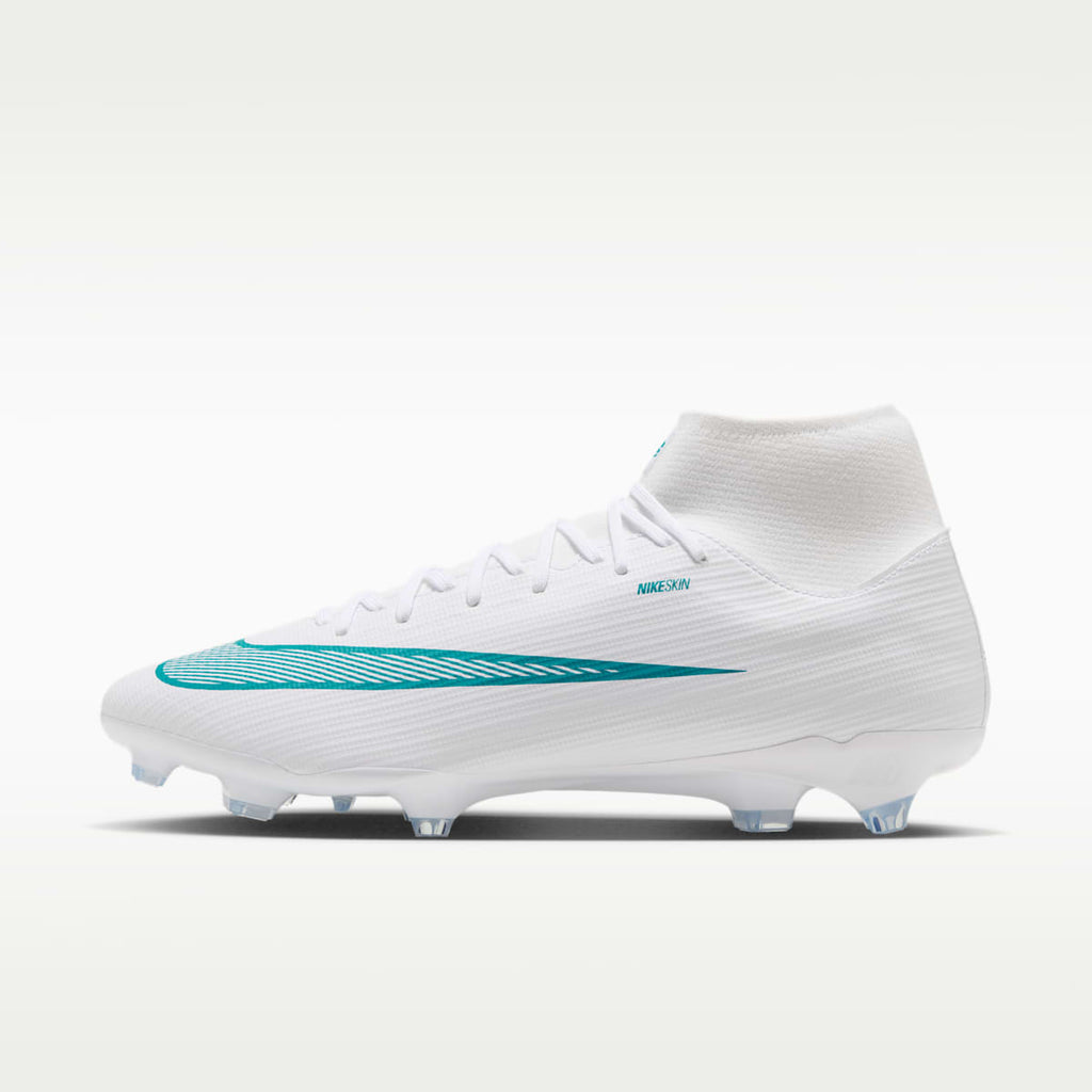 Nike Mercurial Superfly 11 Academy Multi-Ground High-Top Soccer Cleats - White/Dusty Cactus - Image 1
