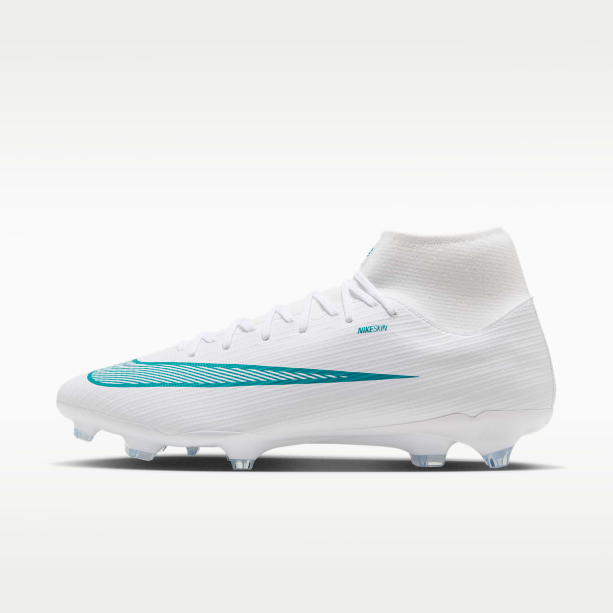 Nike Mercurial Superfly 11 Academy Multi-Ground High-Top Soccer Cleats - White/Dusty Cactus - Image 1
