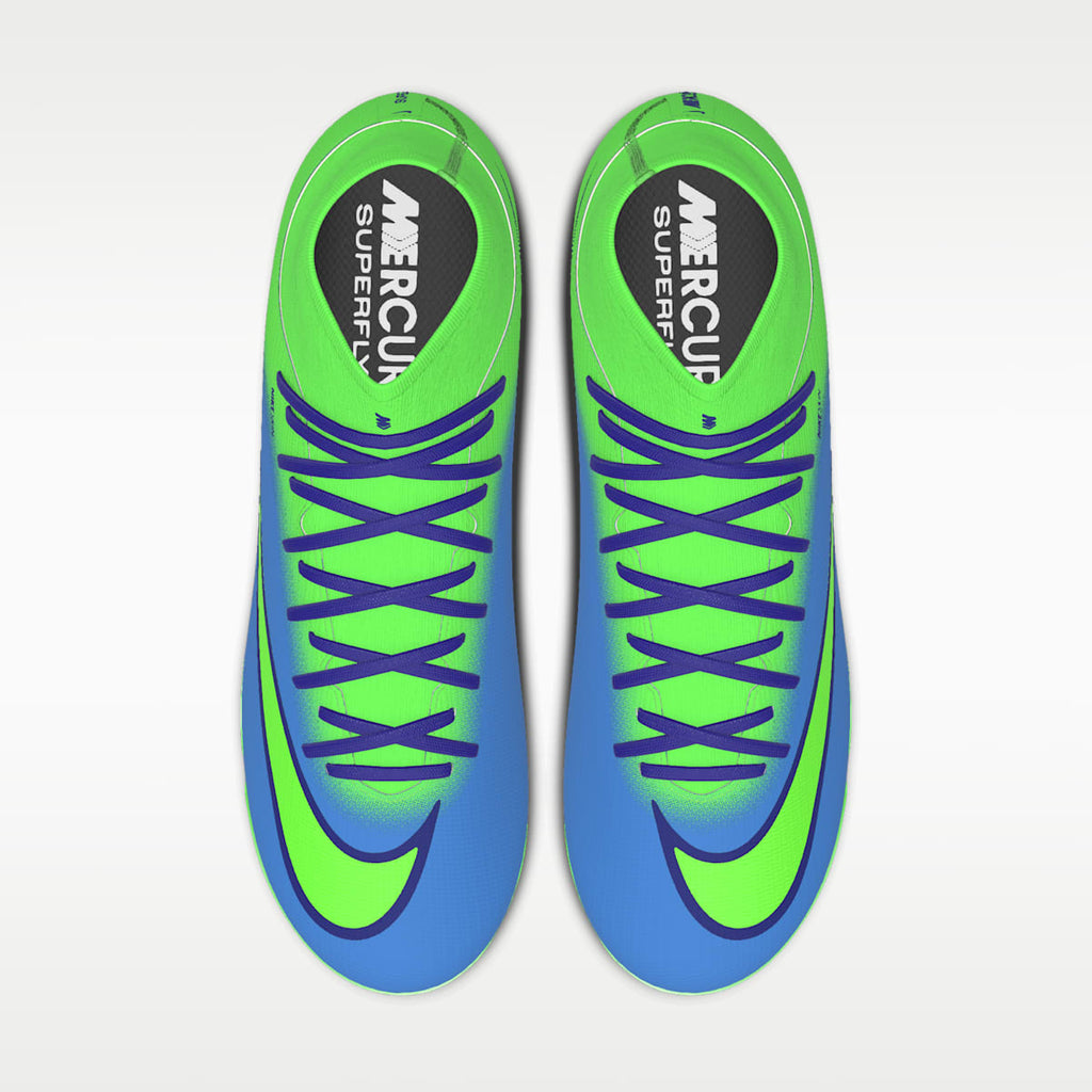 Nike Mercurial Superfly 11 Academy By You Custom Firm-Ground High-Top Soccer Cleats - Multi-Color/Multi-Color - Image 4