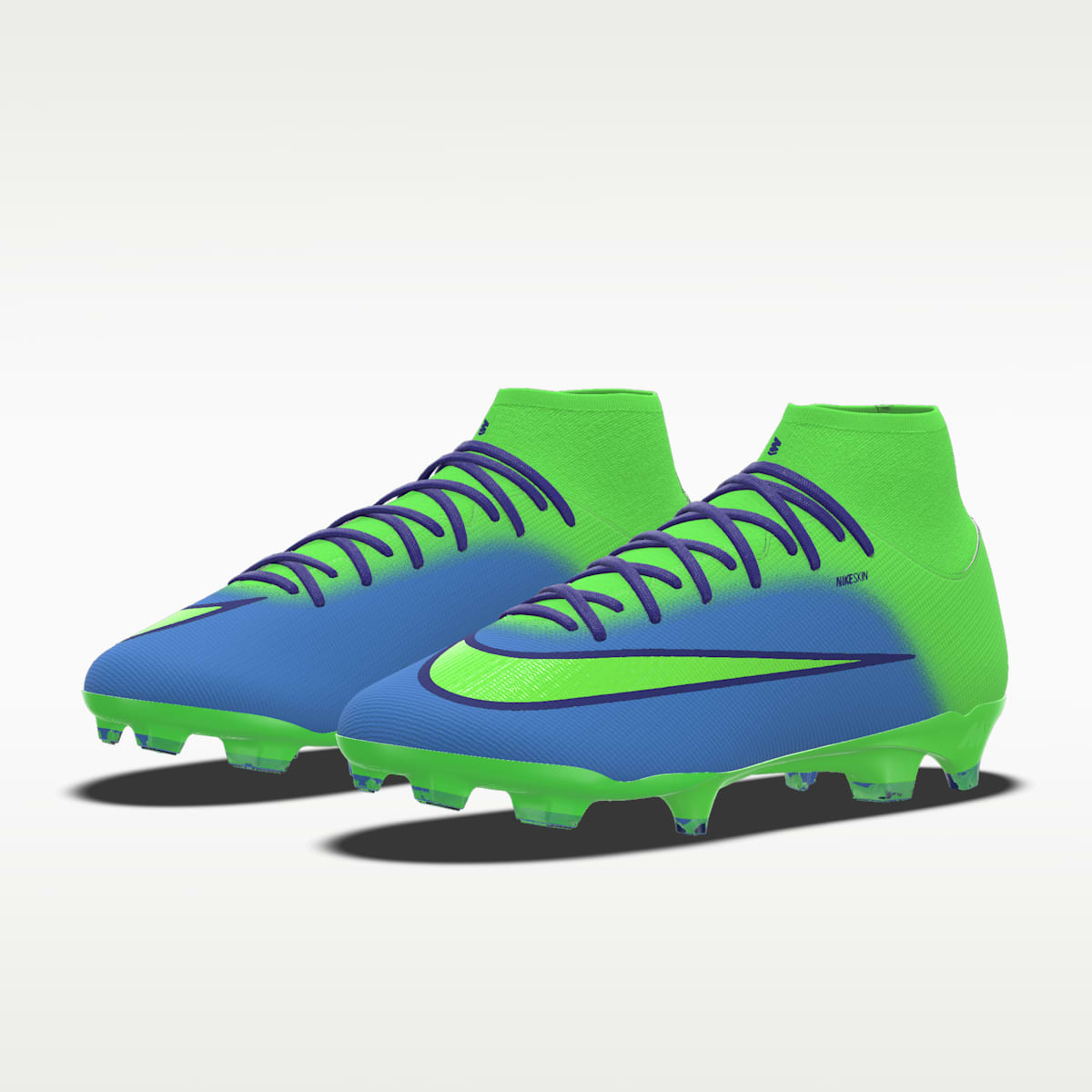 Nike Mercurial Superfly 11 Academy By You Custom Firm-Ground High-Top Soccer Cleats - Multi-Color/Multi-Color - Image 2