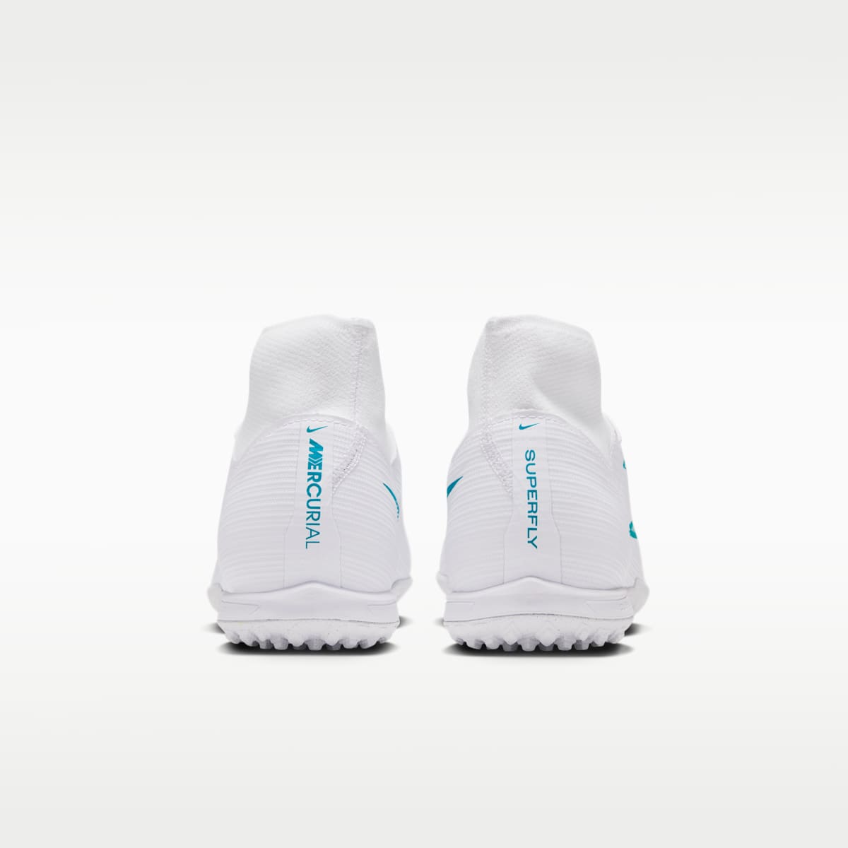 Nike Mercurial Superfly 11 Academy Turf High-Top Soccer Shoes - White/Dusty Cactus - Image 6