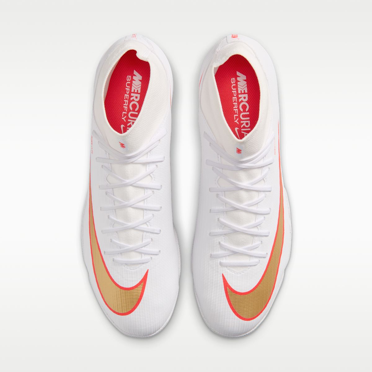 Women's Nike Mercurial Superfly 11 Academy Turf High-Top Soccer Shoes - White/Bright Crimson/Blur