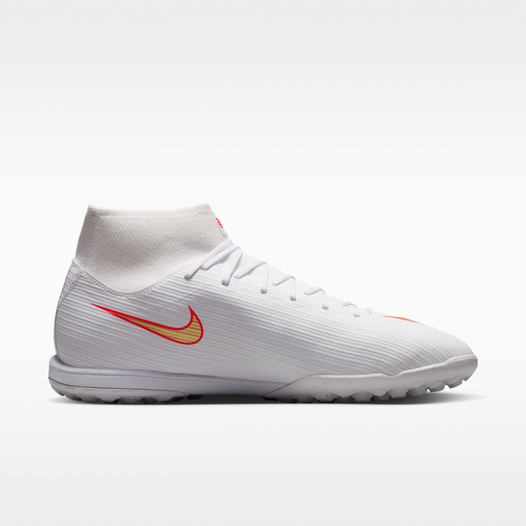 Women's Nike Mercurial Superfly 11 Academy Turf High-Top Soccer Shoes - White/Bright Crimson/Blur