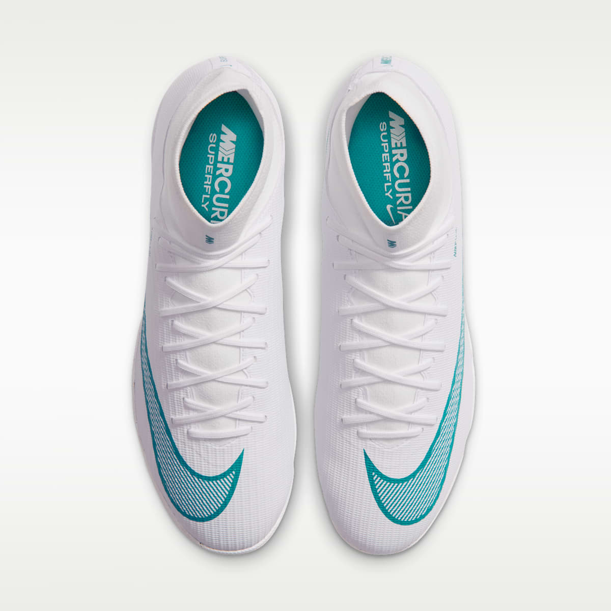 Nike Mercurial Superfly 11 Academy Turf High-Top Soccer Shoes - White/Dusty Cactus - Image 4