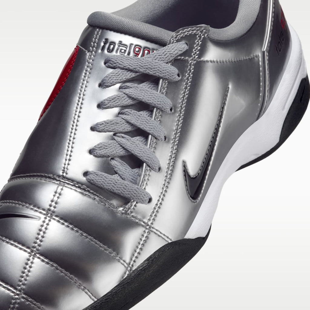 Nike T90 SP Men's Shoes - Metallic Silver/University Red/Black - Image 7