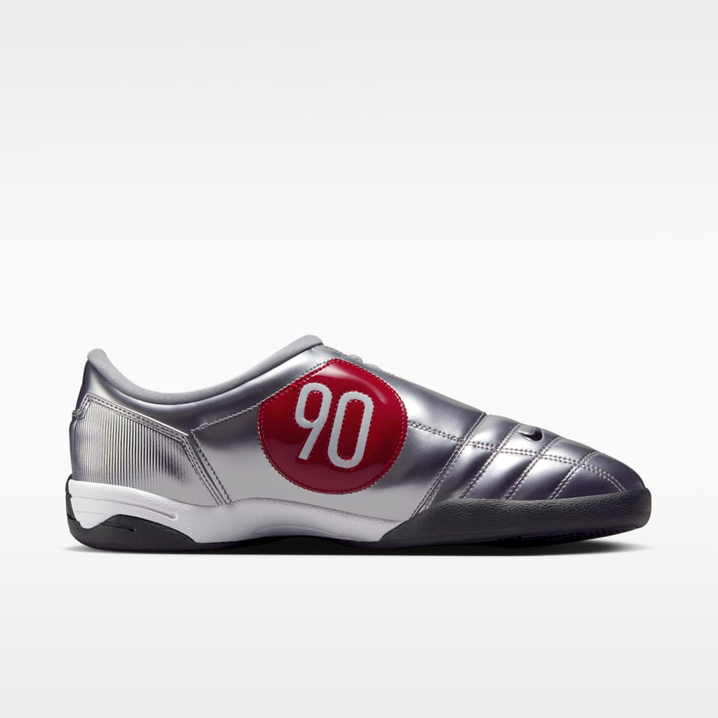 Nike T90 SP Men's Shoes - Metallic Silver/University Red/Black - Image 3