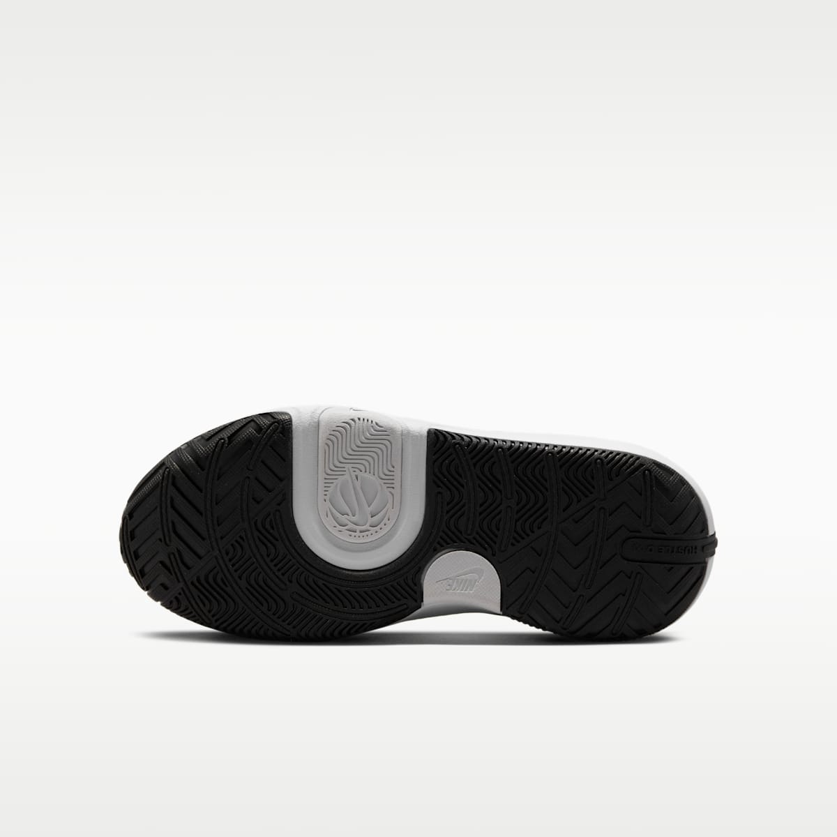 Nike Team Hustle D 11 Big Kids' Basketball Shoes - Black/White