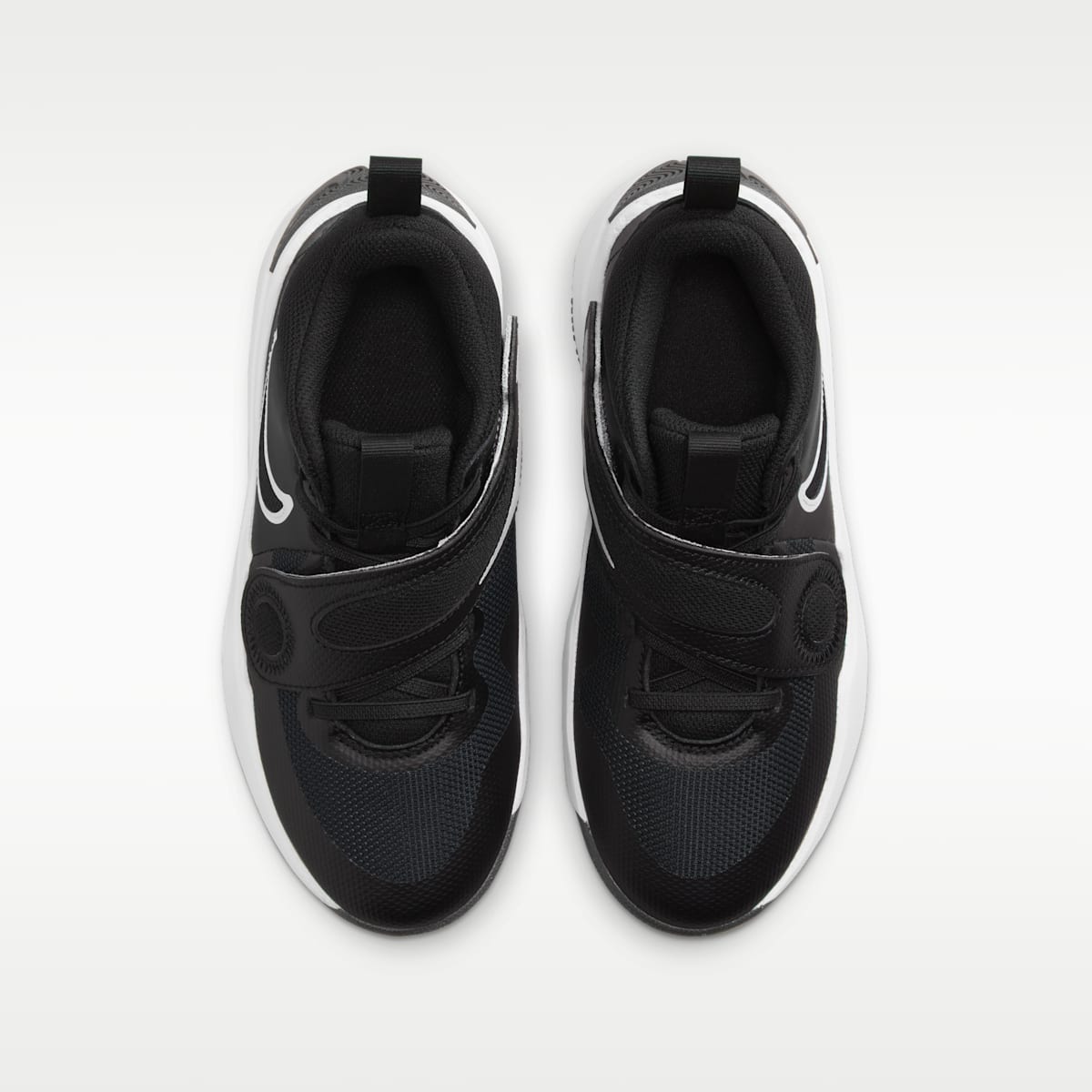 Nike Team Hustle D 11 Big Kids' Basketball Shoes - Black/White