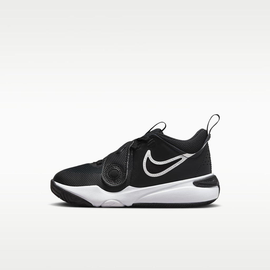 Nike Team Hustle D 11 Little Kids' Shoes - Black/White