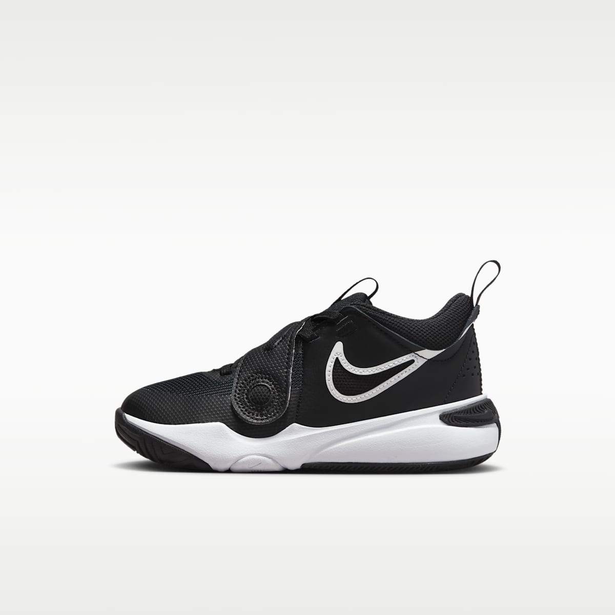 Nike Team Hustle D 11 Little Kids' Shoes - Black/White