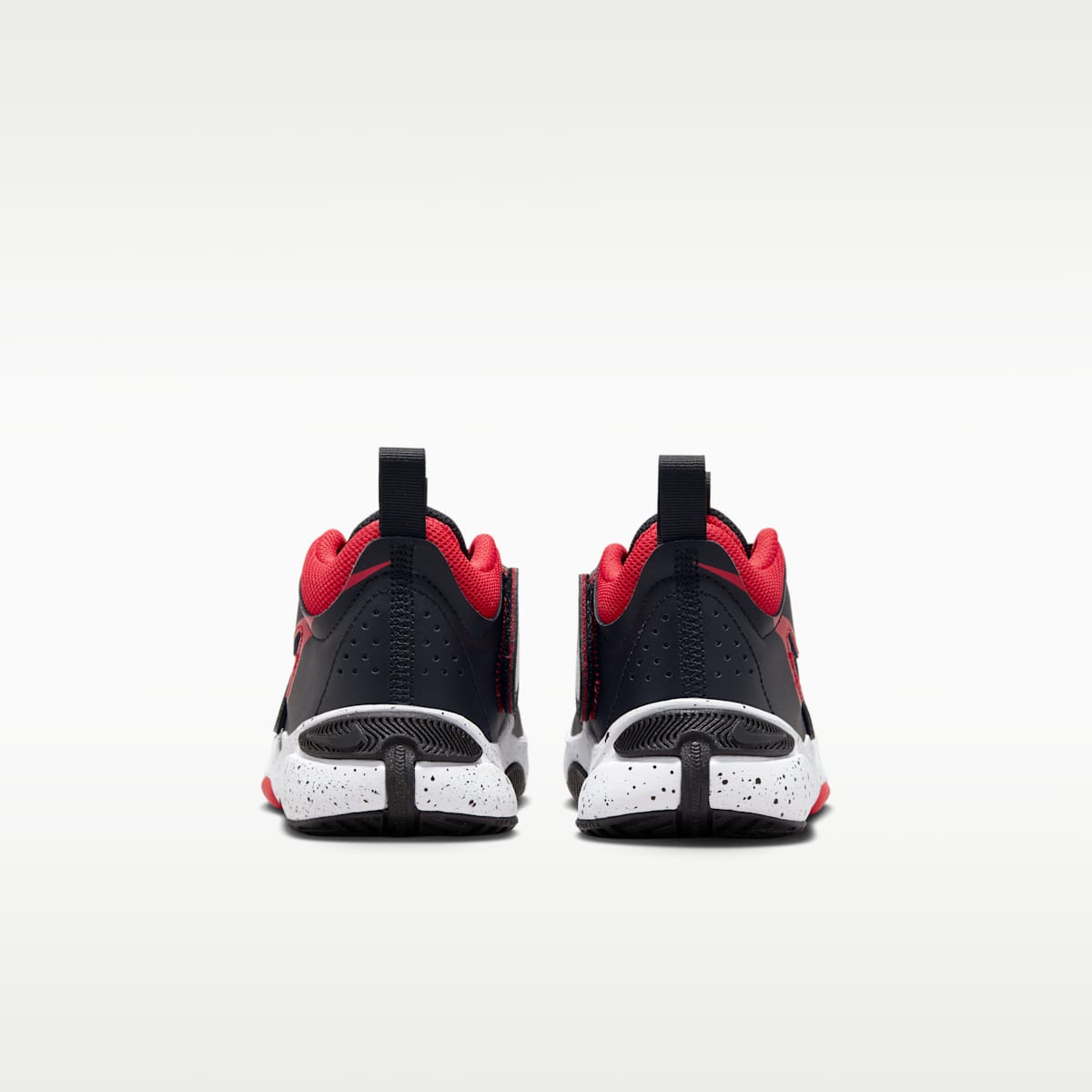 Nike Team Hustle D 11 Little Kids' Shoes - Black/White/University Red