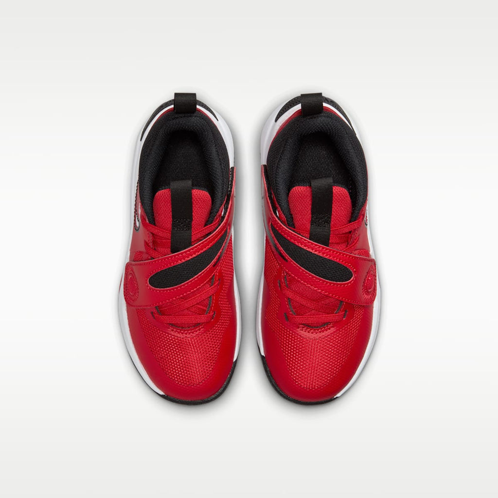 Nike Team Hustle D 11 Little Kids' Shoes - University Red/White/Black