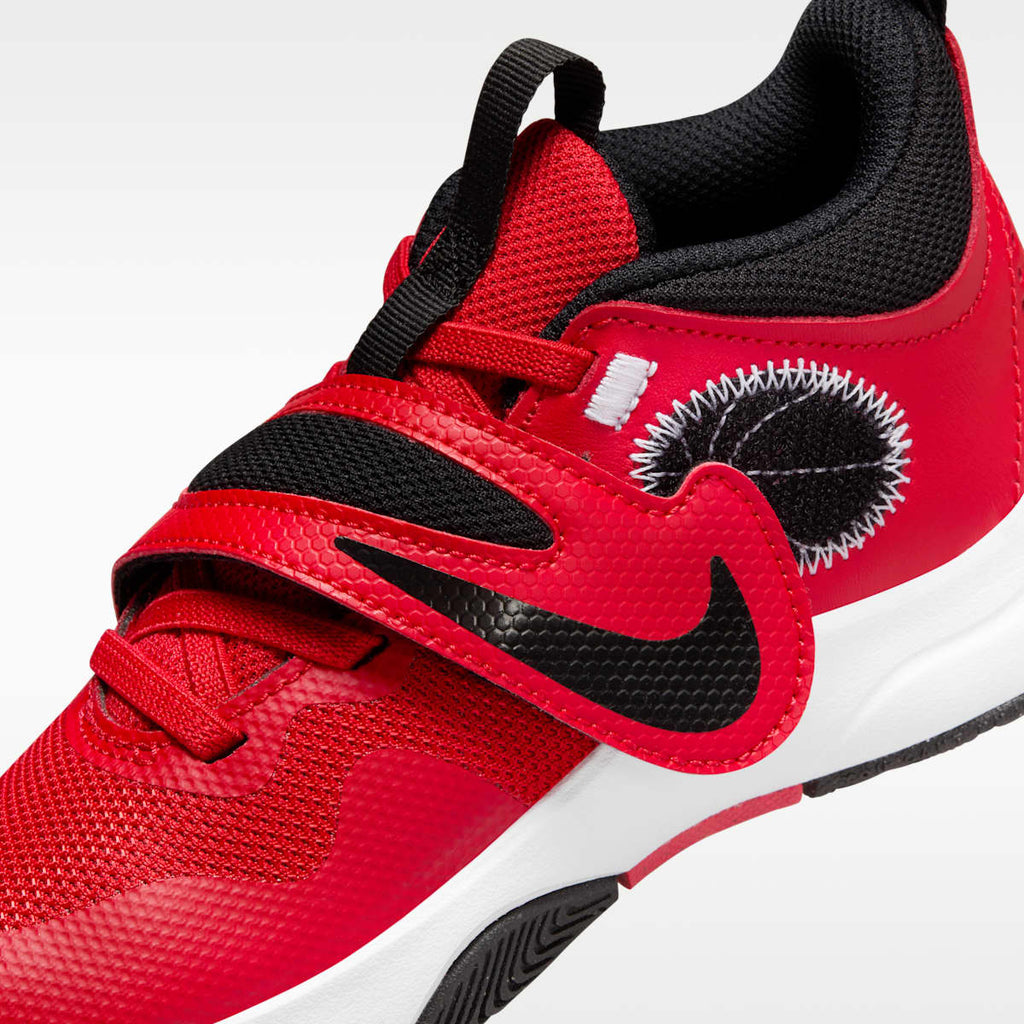 Nike Team Hustle D 11 Little Kids' Shoes - University Red/White/Black