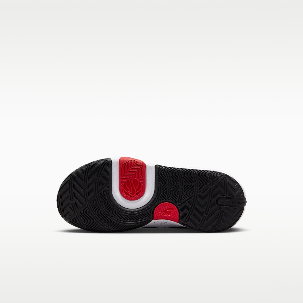 Nike Team Hustle D 11 Little Kids' Shoes - Black/White/University Red