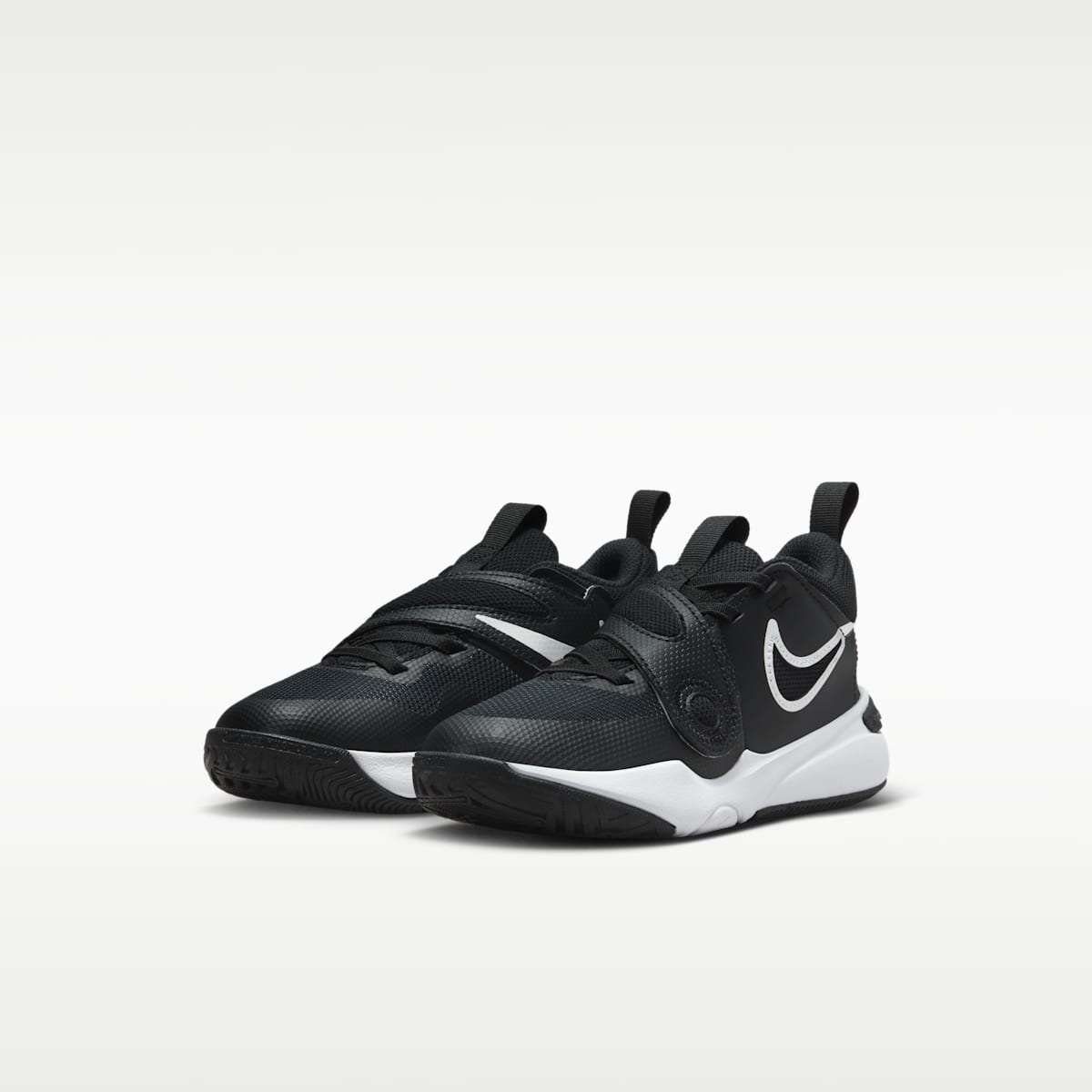 Nike Team Hustle D 11 Little Kids' Shoes - Black/White