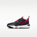 Nike Team Hustle D 11 Little Kids' Shoes - Black/White/University Red