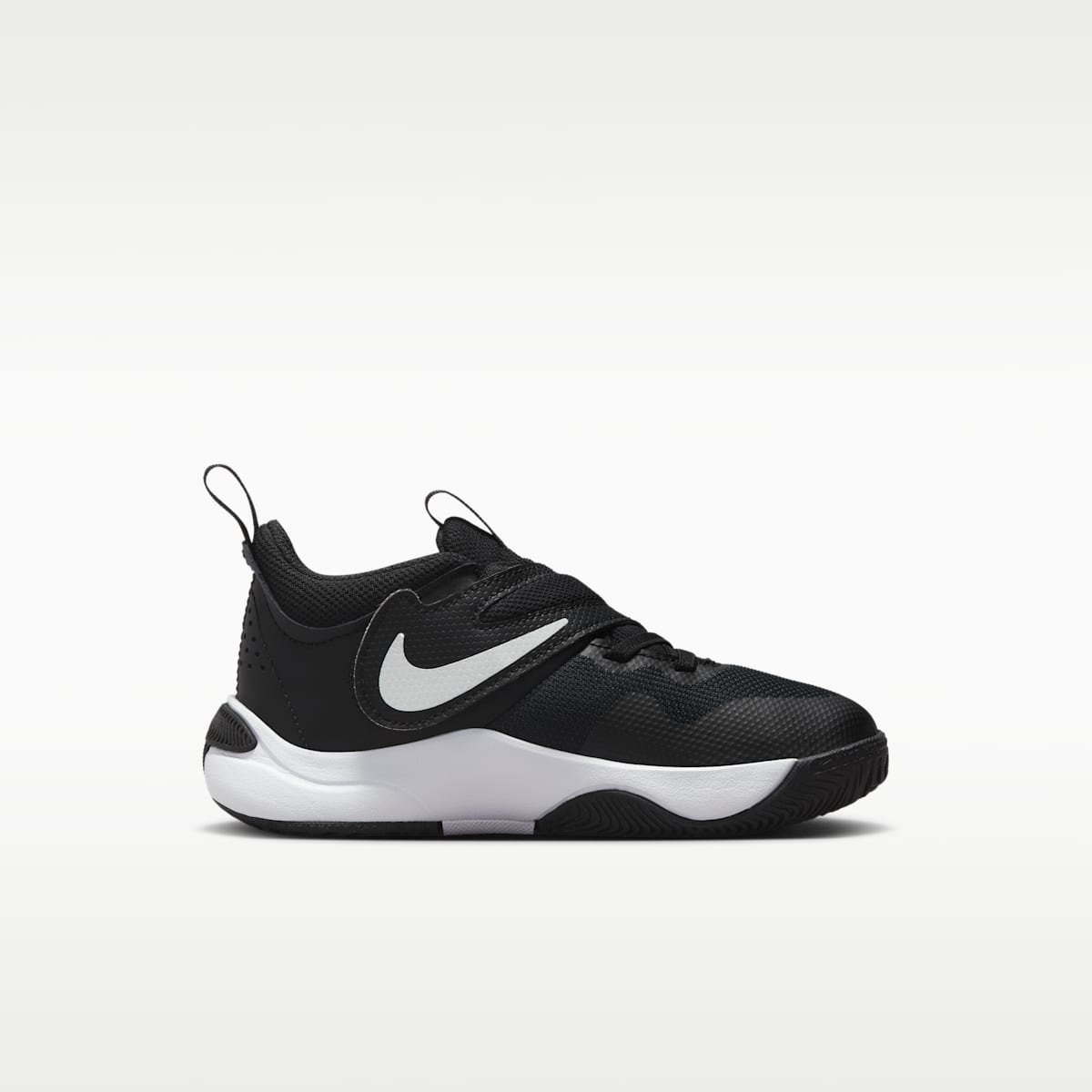 Nike Team Hustle D 11 Little Kids' Shoes - Black/White