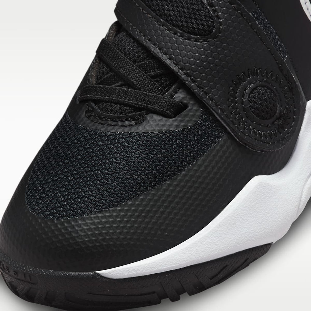 Nike Team Hustle D 11 Little Kids' Shoes - Black/White