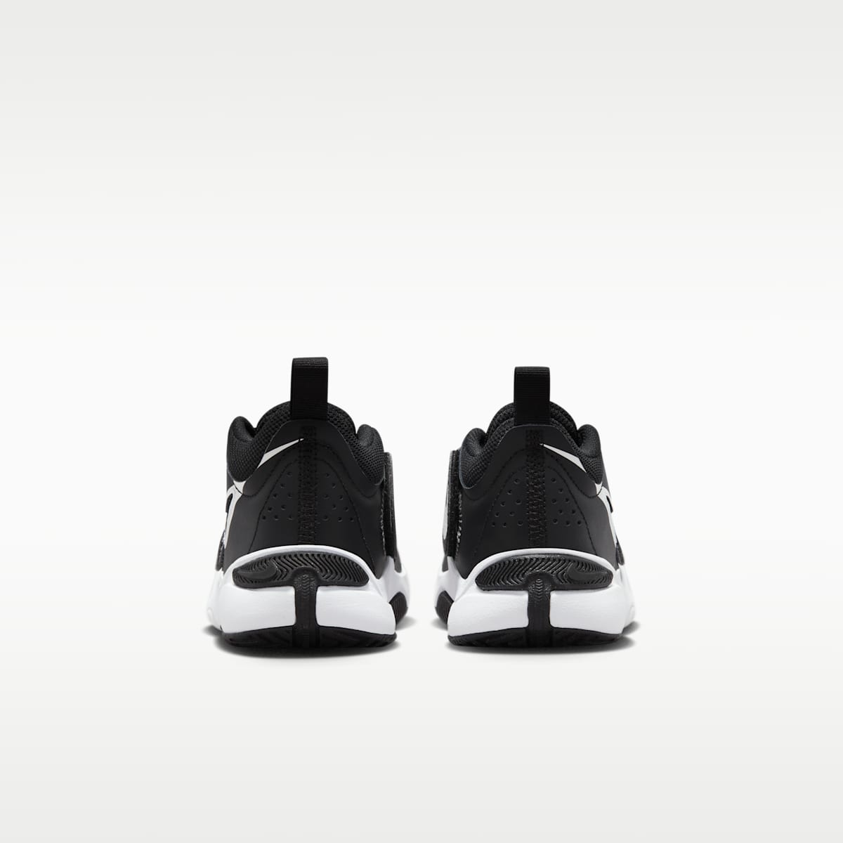Nike Team Hustle D 11 Little Kids' Shoes - Black/White