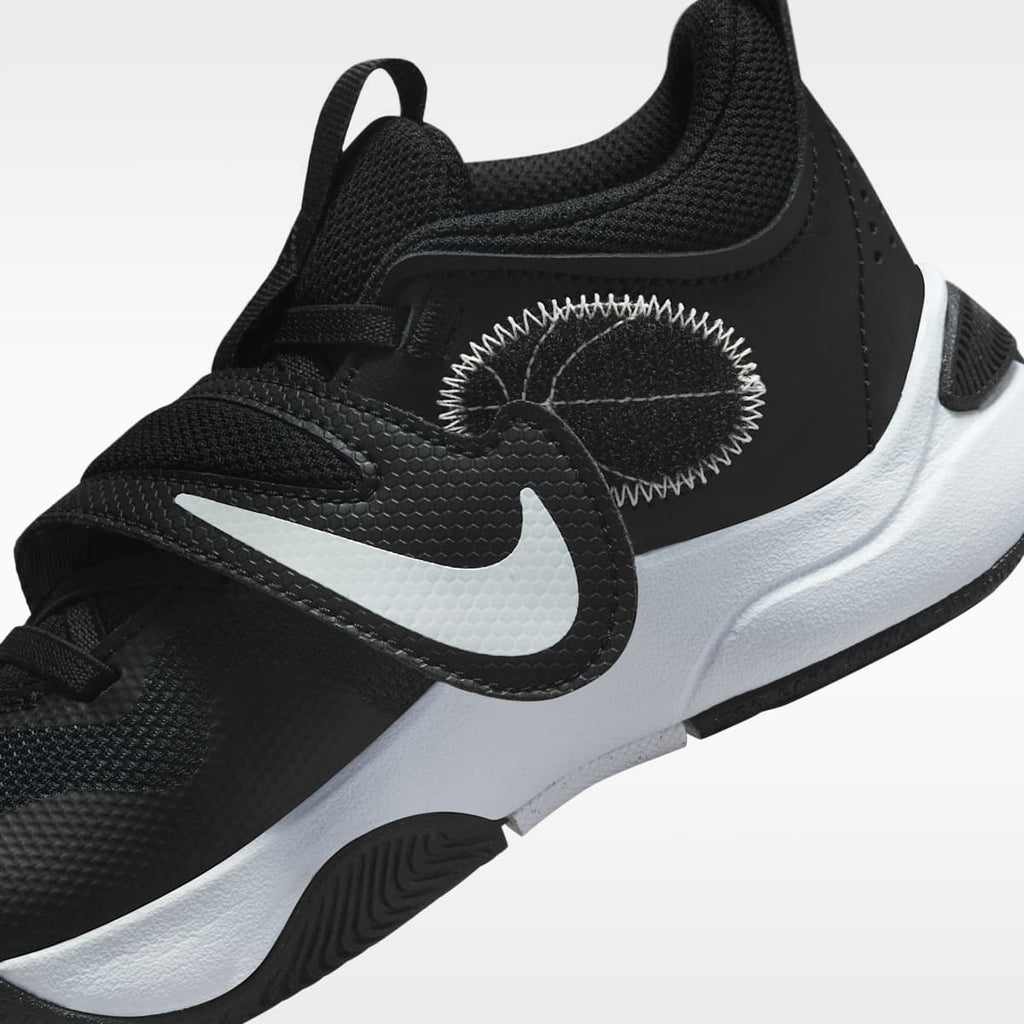 Nike Team Hustle D 11 Little Kids' Shoes - Black/White