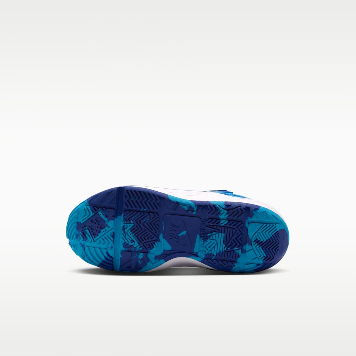 Nike Team Hustle D 12 Little Kids' Shoes - Current Blue/Game Royal/Barely Grape/Barely Volt