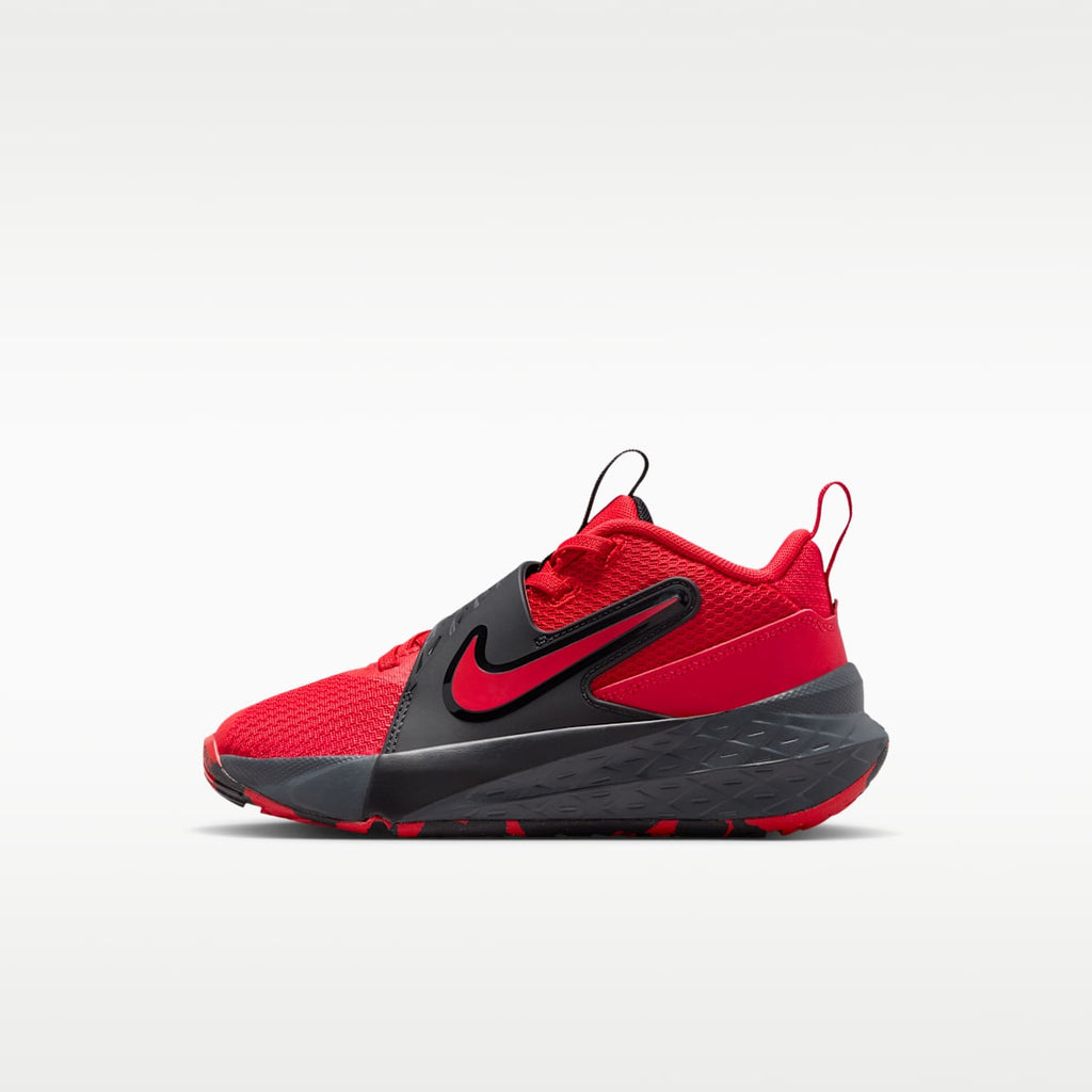 Nike Team Hustle D 12 Little Kids' Shoes - University Red/Black/Anthracite/University Red