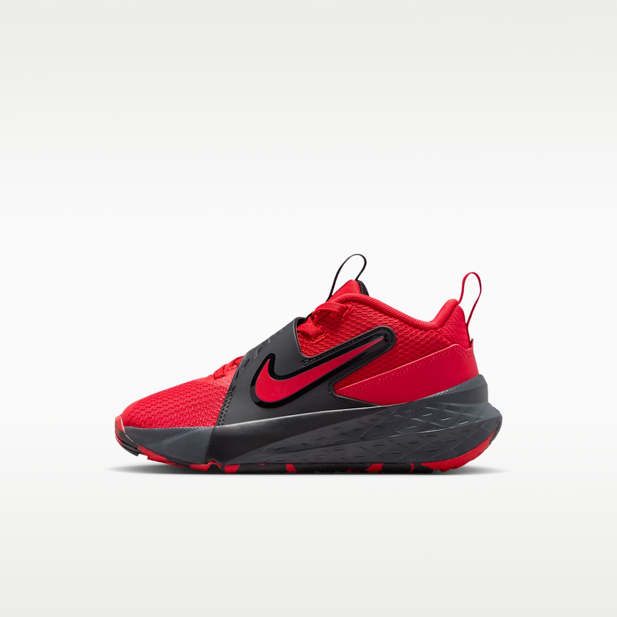 Nike Team Hustle D 12 Little Kids' Shoes - University Red/Black/Anthracite/University Red