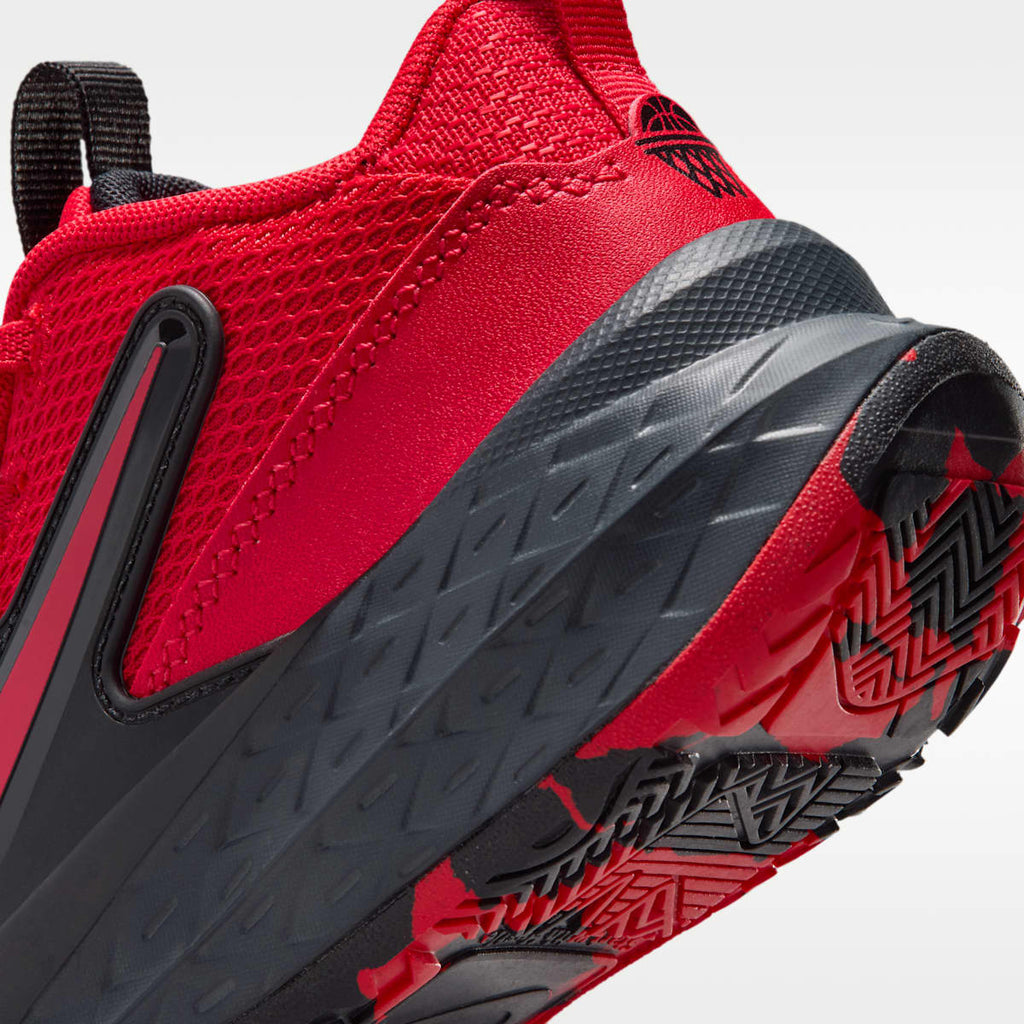 Nike Team Hustle D 12 Little Kids' Shoes - University Red/Black/Anthracite/University Red