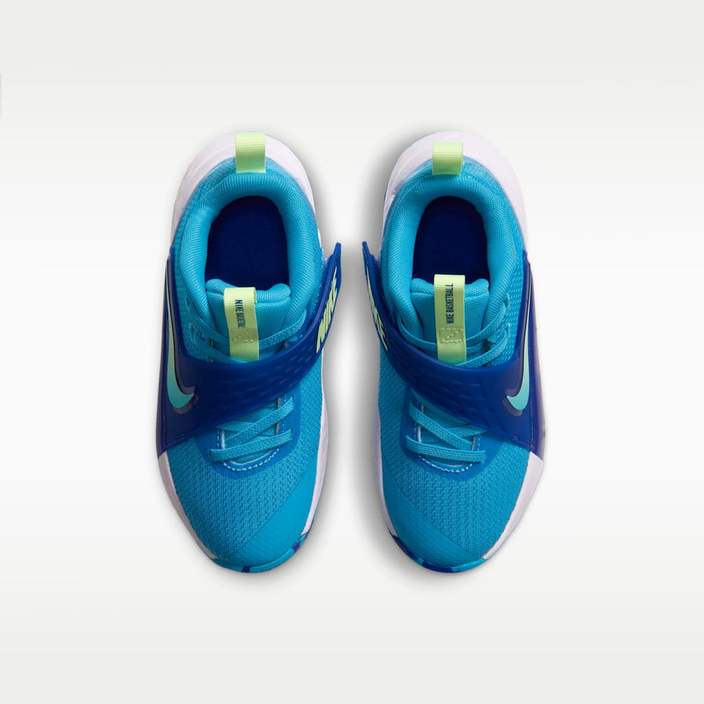 Nike Team Hustle D 12 Little Kids' Shoes - Current Blue/Game Royal/Barely Grape/Barely Volt