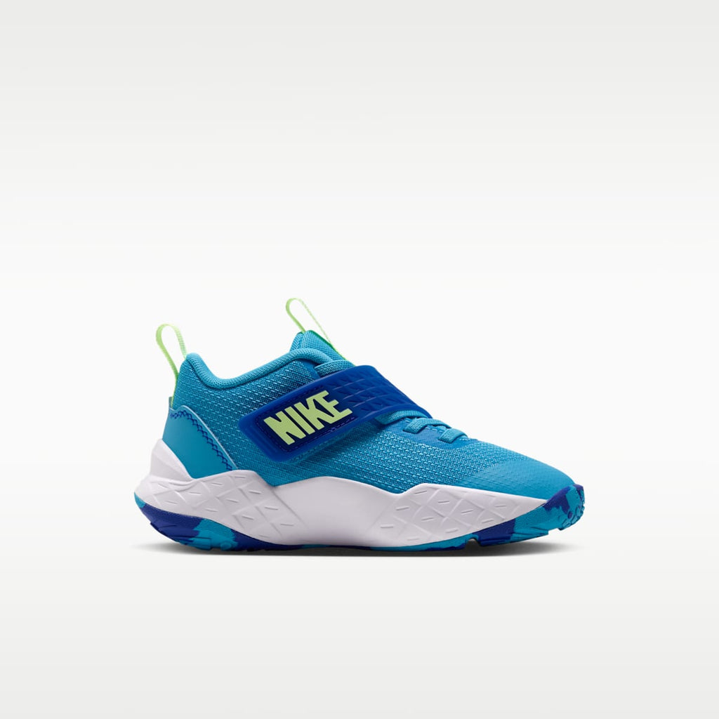 Nike Team Hustle D 12 Little Kids' Shoes - Current Blue/Game Royal/Barely Grape/Barely Volt