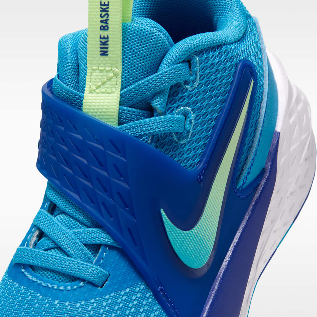 Nike Team Hustle D 12 Little Kids' Shoes - Current Blue/Game Royal/Barely Grape/Barely Volt
