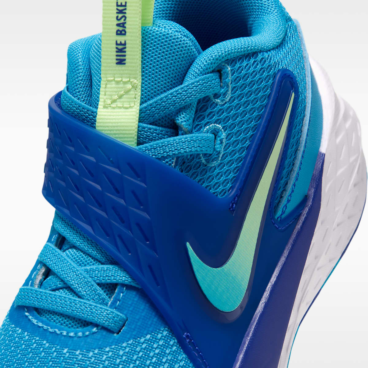Nike Team Hustle D 12 Little Kids' Shoes - Current Blue/Game Royal/Barely Grape/Barely Volt