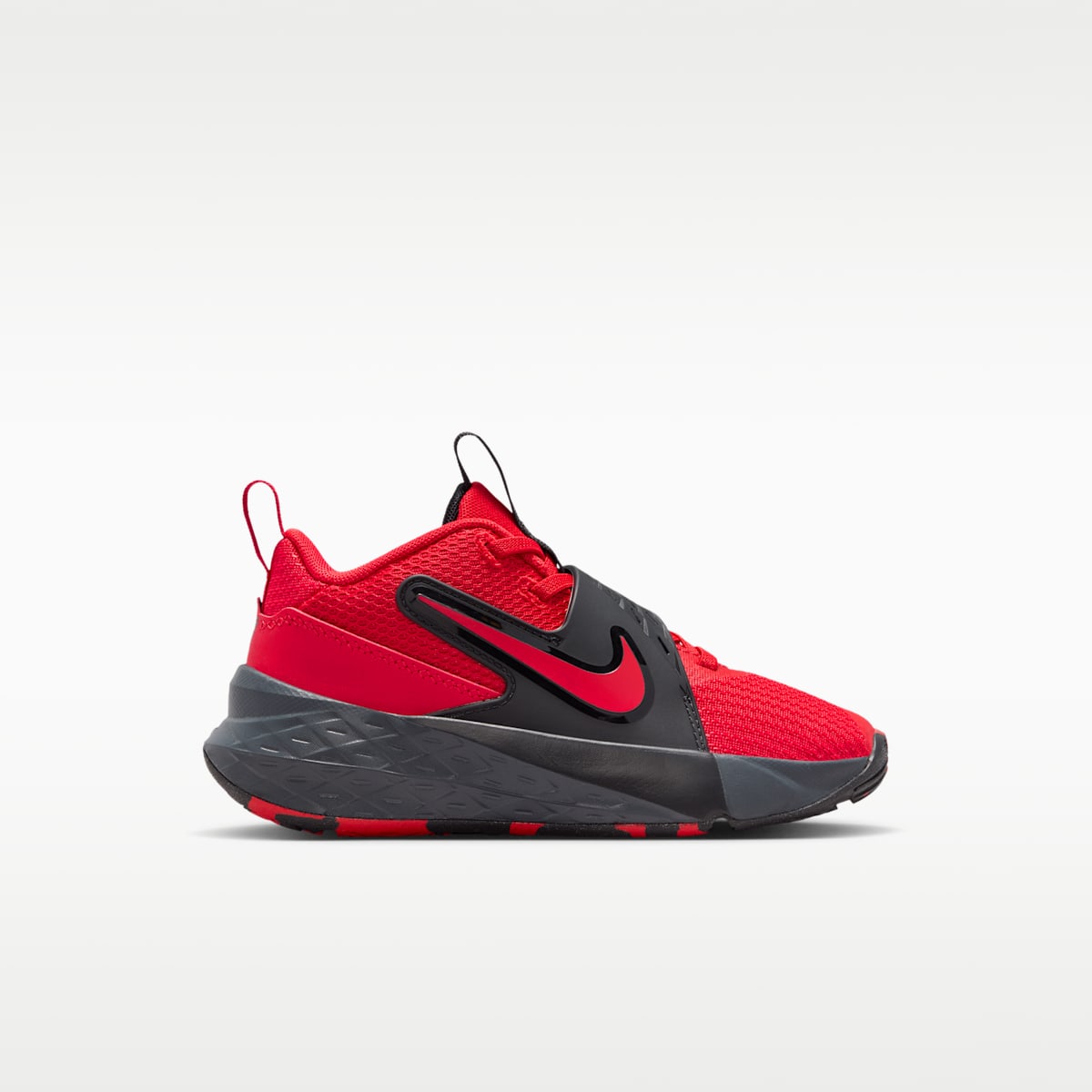 Nike Team Hustle D 12 Little Kids' Shoes - University Red/Black/Anthracite/University Red