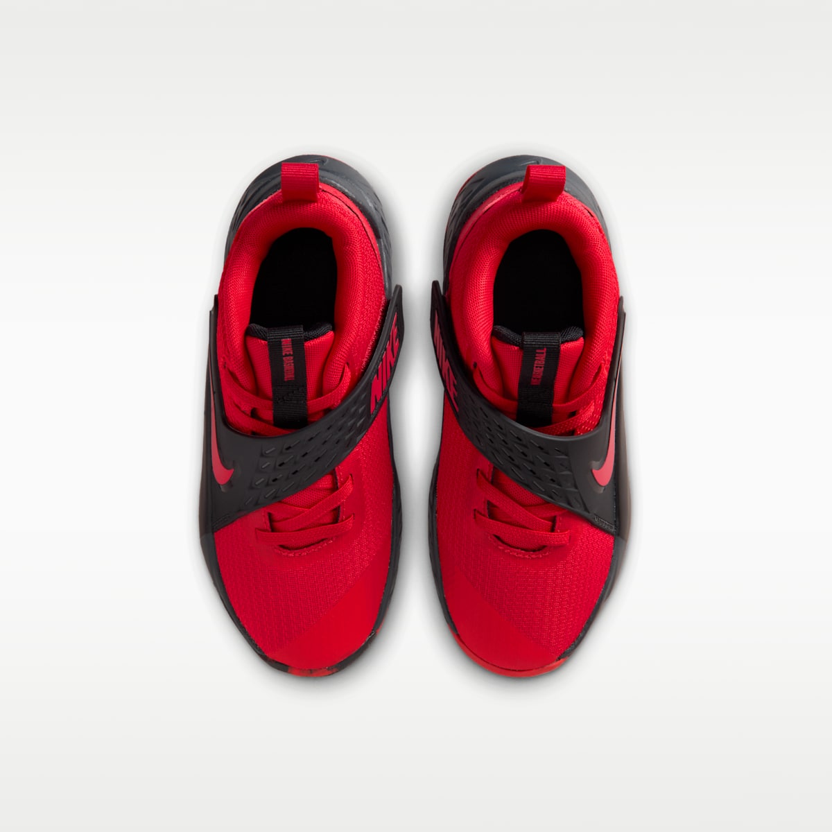 Nike Team Hustle D 12 Little Kids' Shoes - University Red/Black/Anthracite/University Red