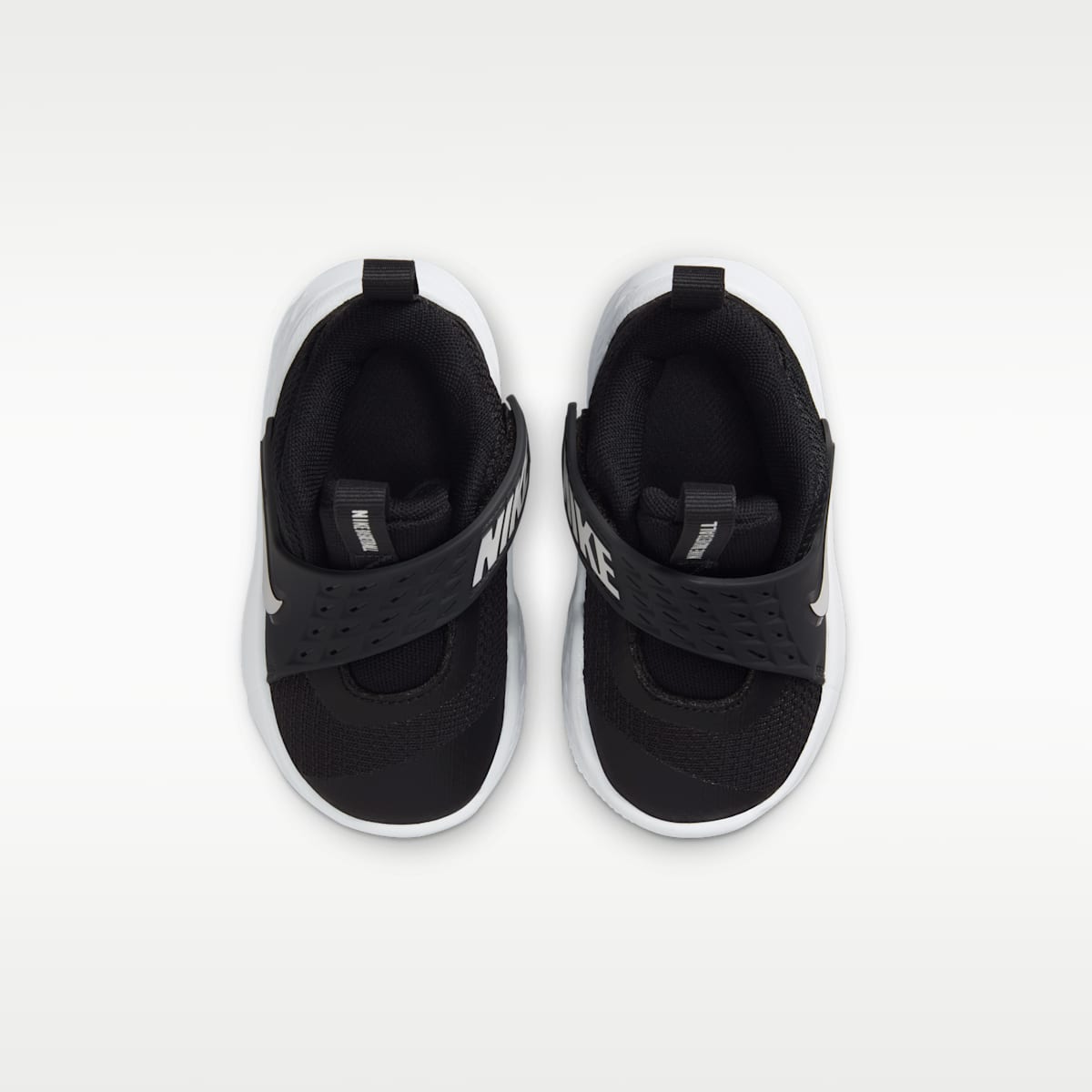 Nike Team Hustle D 12 Baby/Toddler Shoes - Black/Anthracite/White