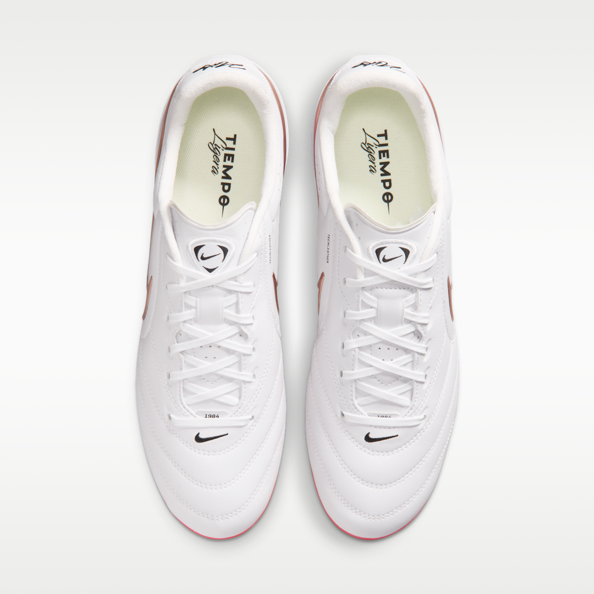 Women's Nike Tiempo Ligera Pro Artificial-Grass Low-Top Soccer Cleats - White/Bright Crimson/Blur