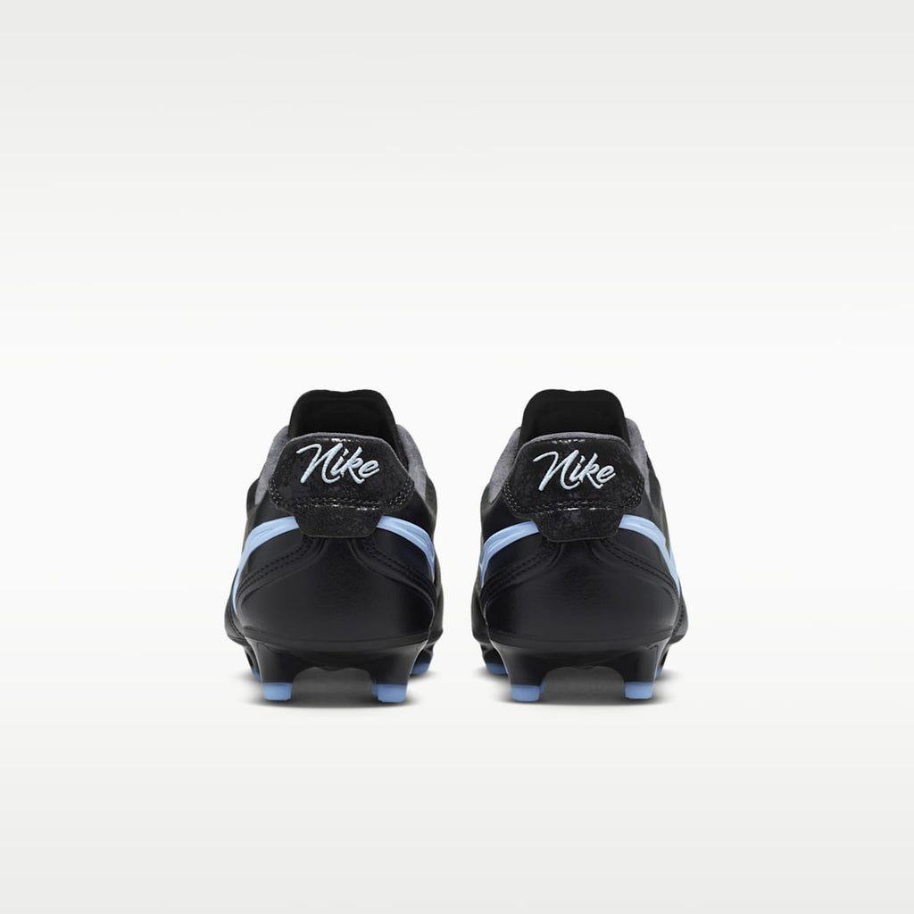 Nike Tiempo Ligera Pro Firm-Ground Low-Top Soccer Cleats - Black/Ice Blue/Obsidian - Image 6