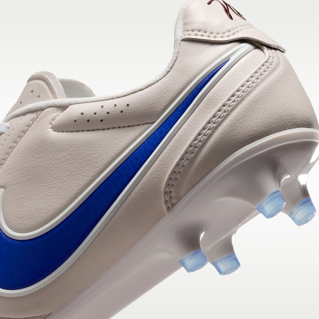 Nike Tiempo Ligera Pro Firm-Ground Low-Top Soccer Cleats - Chalk/White/Racer Blue - Image 9