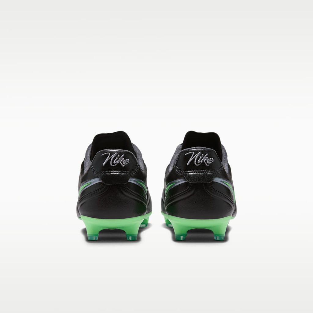 Women's Nike Tiempo Ligera Pro Firm-Ground Low-Top Soccer Cleats - Black/Black/Illusion Green