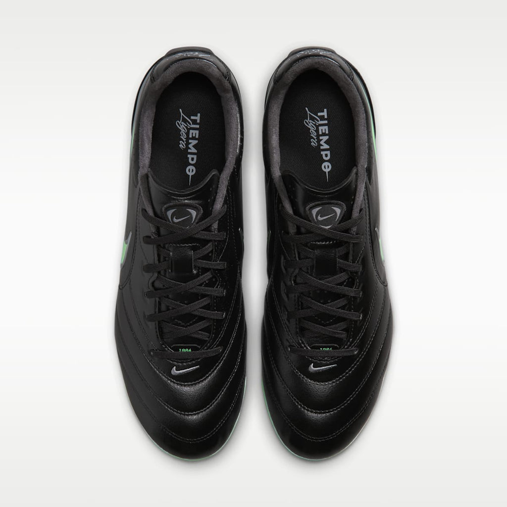 Women's Nike Tiempo Ligera Pro Firm-Ground Low-Top Soccer Cleats - Black/Black/Illusion Green