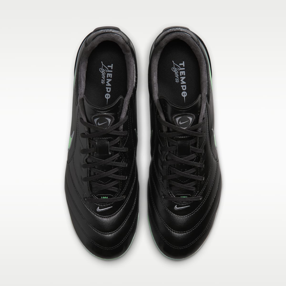 Women's Nike Tiempo Ligera Pro Firm-Ground Low-Top Soccer Cleats - Black/Black/Illusion Green