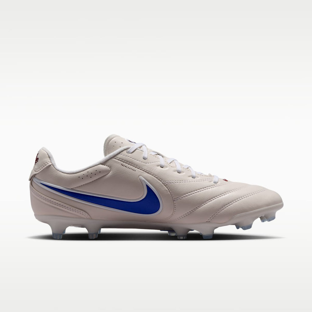 Nike Tiempo Ligera Pro Firm-Ground Low-Top Soccer Cleats - Chalk/White/Racer Blue - Image 3